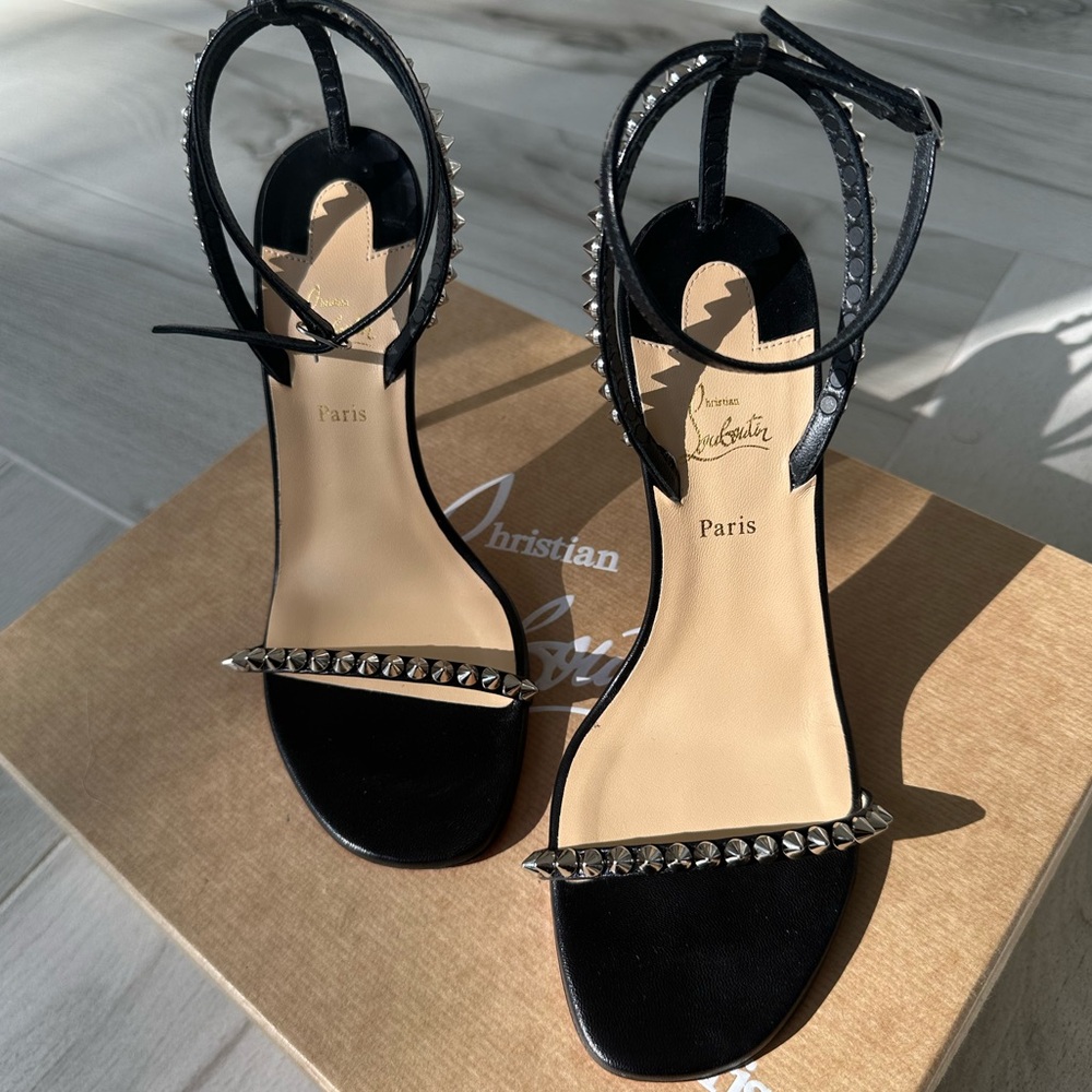 Christian Louboutin So Me 100 Leather Heel (37) - Picture 1 of 15